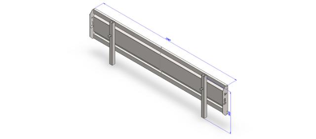 T18 Fast gavl,  KIT
